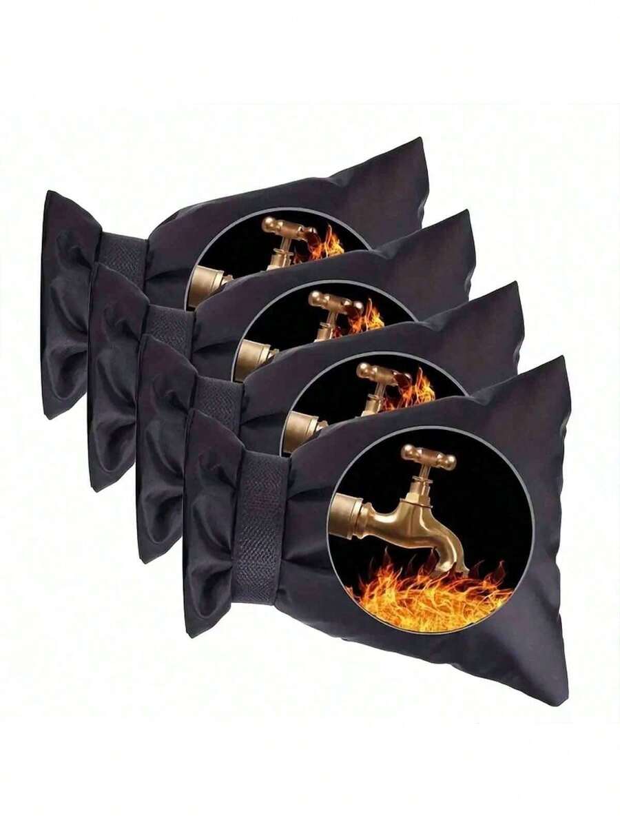 1/2/4 pièces Housse de protection pour robinet de jardin extérieur, veste isolante anti-gel pour robinet extérieur