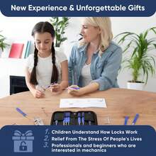 Transparent Locksmith Locks Cutaway Training Skill Tool Professional Visible Practice Padlock Copper Lock Pick Sets