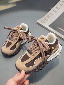 1 Pair Children's Casual Outdoor Sports Shoes, Lightweight & Comfortable, Soft Shock-Absorbing Non-Slip Soles, Kids Running Shoes Suitable For Daily Wear, Running, Hiking, Walking And Other Outdoor Activities, All Season