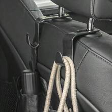 4pcs/2pcs Car Hooks, Strong And Sturdy Small Hidden Hooks, Multi-Functional Storage Hooks For Back Seat - Black - View 8