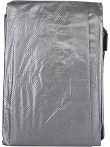 Lona con Sellado Térmico, Ideal para Campamentos, Jardinería, Industria y Hogar, Color Gris, 4 x 5 metros, Protección UV, Modelo 5491 : Herramientas y Mejoras del Hogar - 4x5 m - Ver 10