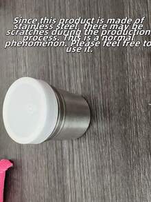 1 pieza Dispensador de polvo de precisión de acero inoxidable, para pimienta, cacao en polvo, sésamo en polvo, con malla fina para dispensar rápidamente, bloquea objetos extraños, salero de cocina, accesorio para BBQ, utensilio de cocina