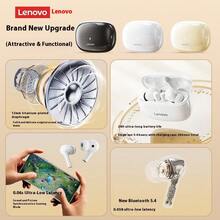 Lenovo True Wireless Bluetooth Earphones, Semi-In-Ear Bluetooth 5.4 Wireless Noise Cancelling Sports Earphones TA210 - Sakura White - View 2