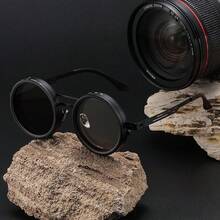 9-Level Adjustable Brightness Handmade Sunglasses, Suitable For Daily Commute, Fishing, Lightweight & Breathable, Unisex, Vintage Solid Color