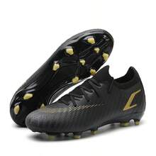 New Recommended Soccer Shoes For Men, Women, And Teenagers, Featuring Long Studs, Non-Slip, Low-Top, Durable Design For All-Season Wear, Suitable For Daily Grass Soccer Training And Matches