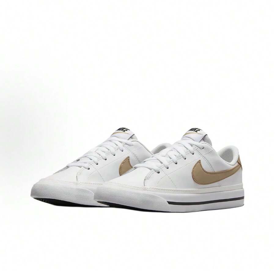 Nike 女式滑板鞋 - 白黃色 - 查看 1