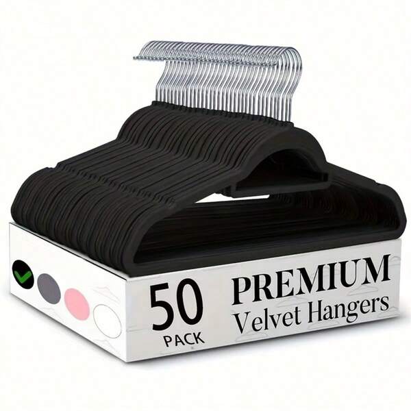 20pcs/10pcs Multi Colored Flocking Clothes Hanger Coating Anti Slip Clothes Hanger Velvet Clothes Hanger Cute Clothes Hanger Wardrobe Space Saving Clothes Hanger Essential Clothes Hanger For Home Storage Clothes Clip