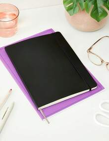 - Cuaderno clásico de tapa blanda, punteado, XL (.5 x 9.75 pulgadas) negro, cuaderno de tapa blanda para escribir, dibujar, diarios - Verde bosque - Ver 4