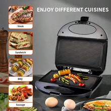 SOKANY 116 Sandwich Maker, Kitchen Breakfast Appliance, Toast & Waffle Maker - EU E Type Plug(220-240V) - View 2