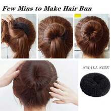 1/3pcs (8cm Diameter) Donut Hair Bun Maker, Versatile Bun Shaper Tool ,Hair Styling Kit ,Hair Tool Kit