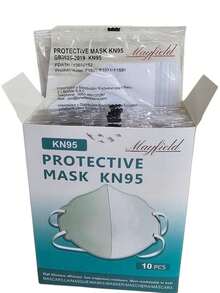 mascarilla KN95 Mayfield Presentación en caja sellada de  10 unidades. - Blanco - Ver 4