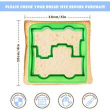 Juego de Cortadores de Pan para Sándwich 45 en 1, Accesorios para Bento - 1 - Ver 4