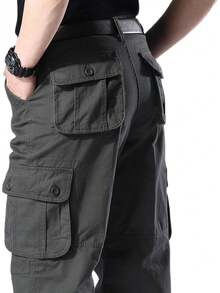 ¡RecomendadoLEU LEU Pantalones Tácticos para Hombre, Pants de Trabajo tácticos Militares para Hombre, Pantalones Casuales con 6 Bolsillos, Pants de Senderismo¡Top de Temporada - A - Ver 4