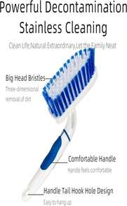 2-Pack Scrub Brush For Cleaning With Long Handle, Medium Firm Brush Bathroom Cleaning Supplies And Bathtub Cleaner And Shower Cleaning, Multi-Scene Use For Kitchen Or Carpet - Màu B - Xem 3