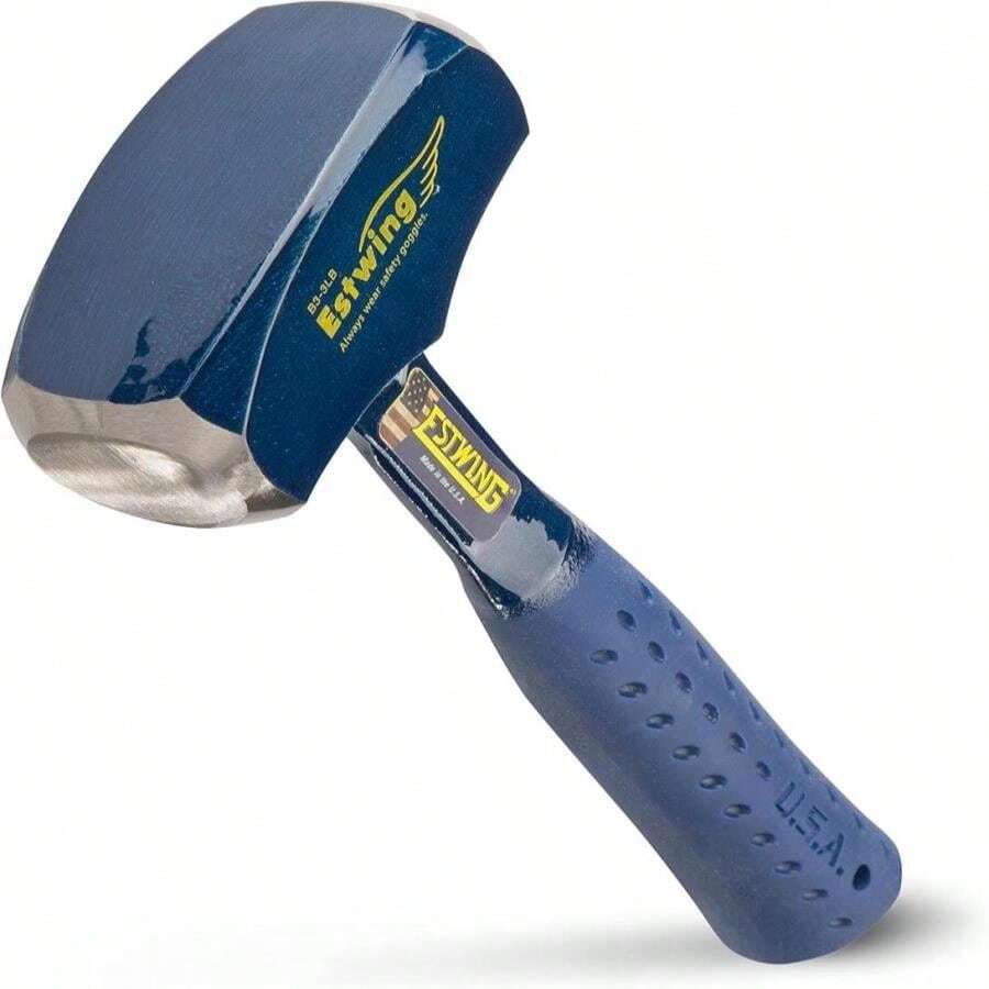 ESTWING Drilling_Crack Hammer - 3-Pound Sledge With Forged Steel Construction &Amp; Shock Reduction Grip - B3-3LB - ColorB - 查看 1