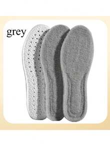 Semelles intérieures chaudes pour l'automne et l'hiver, semelles intérieures en coton moelleux et épaisses, semelles intérieures douillettes et déperlantes, unisexe
