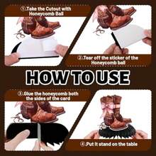 PCS Coquette Bow Cowgirl Honeycomb Centerpieces Western Bow Cowgirl Birthday Party Decorations Boots Or Bows Rodeo Pink Cowgirl Table Centerpieces Decorations For Baby Shower Bachelorette Birthday10