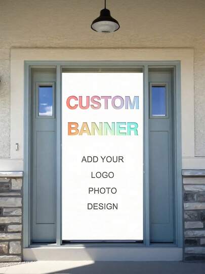 1pc Customized Photo Curtain/Drape - Add Your Own Image And Design, Durable Polyester Fabric, Suitable For Indoor/Outdoor Use, Great For Wedding, Birthday, Graduation, Christmas, Valentine's Day And New Year Decoration.