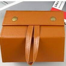 Multi-Compartment Eyeglasses Storage Box, Ultra-Light Large Capacity Portable Shockproof Hanging Folding Multilayer Sunglasses Case