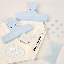 1/3 High-Quality Retro Colorful Office Document Folder, Minimalist Planner Clip, Long Tail Stationery Organizer - Multicolor - View 7