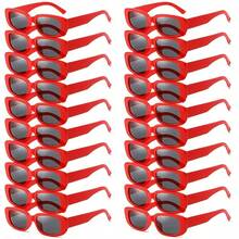 20 件复古方形眼镜，经典方形镜框，男女皆宜，尽显奢华，适合新娘送礼会、婚礼、圣诞节、新年、情人节、单身派对、摇滚主题派对礼物（男女通用）、情人节装饰、婚礼宾客回礼、伴娘礼物、毕业装饰 - 彩色 - 查看 16