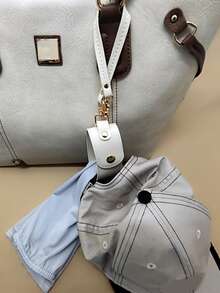 PU Leather Multi-Functional Creative Glove Lanyard, Travel Scarf Storage Clip For Outings And Riding, Outdoor Essentials, Handsfree Storage, Sleek Clip, Creative Design, Highquality Accessory, Lightweight Material, Scarf Holder, Portable Organizer, Commuters, Cyclists, Utility Hooks