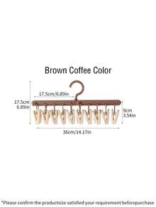 1 Stück Baby Kleiderbügel, Neugeborenen Socken Trockengestell, faltbarer Kleiderbügel mit mehreren Clips, windgeschützter Kleiderbügel für Kinderschrank Aufbewahrung