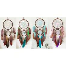 1/2/4 Pcs Dreamcatcher Pendant – Bohemian Door Hanging With Tassels, Elegant Wall & Headboard Decoration, Wind Chime Ornament For Bedroom, Living Room, Or Birthday Gift