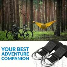 1 Set Heavy Duty Camping Hammock With Dual Safety Locks, Suitable For All Outdoor Swings And Hammocks