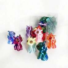 1/5/10 piezas Lindos mini dragones impresos en 3D, decoración adorable para el hogar, la oficina y el coche, adecuado para Halloween, Pascua, Navidad, Día del Padre, Día de la Madre, decoración de fiesta de cumpleaños