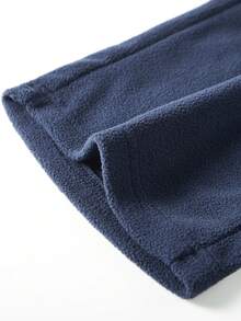 Men's Thermal Lined Outdoor Sports Pants, Comfortable Slim Fit Casual Loose Knit Elastic Cuff Sweatpants, Fall Clothes Winter Top Gift Picks For Husbands/Boyfriends This Fall And Winter