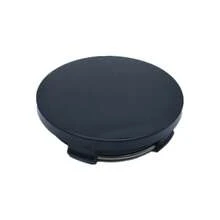 4 PCS Car Wheel Hub Center Cap, 2.36" OD 2.2" ID Wheel Hub Modification Decoration, ABS Rust-Proof Snap-In Anti-Falling Fastening Installation Accessories, Universal For Cars (All Black)