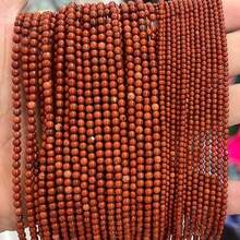 15 英寸 3 毫米天然石圆珠，虎眼石/紫水晶/石榴石/玛瑙等天然材料，多色脉轮疗愈石，适合 DIY 珠宝制作/手链/项链