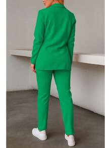 Women Suit Sets - Green - View 4