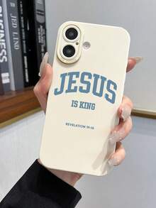 Religious Jesus Liquid Silicone Phone Case Full Body Protection Shockproof Anti-Fall TPU Soft Rubber Cover Compatible With Apple 16/11/12/13/14/15/15Pro/15Plus/15ProMax/7Plus/8Plus/X/XSMax/XR/11Pro/12Pro/13Pro/14Pro/12Mini/13Mini/11ProMax/12ProMax/13ProMax/14Pro Max/14Plus/6/6S/6Plus/7/8/16Pro/16Plus/16ProMax/SE And Galaxy A54/A14/A12/A13/A15/A32/A33/A24/A52S/S20/S21/S22/S23/S24/S23Plus/S24Ultra - Multicolor - View 1