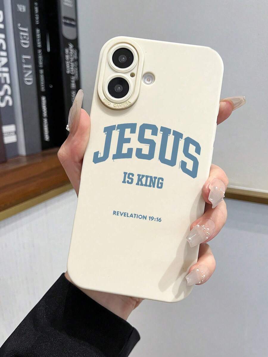 Religious Jesus Liquid Silicone Phone Case Full Body Protection Shockproof Anti-Fall TPU Soft Rubber Cover Compatible With Apple 16/11/12/13/14/15/15Pro/15Plus/15ProMax/7Plus/8Plus/X/XSMax/XR/11Pro/12Pro/13Pro/14Pro/12Mini/13Mini/11ProMax/12ProMax/13ProMax/14Pro Max/14Plus/6/6S/6Plus/7/8/16Pro/16Plus/16ProMax/SE And Galaxy A54/A14/A12/A13/A15/A32/A33/A24/A52S/S20/S21/S22/S23/S24/S23Plus/S24Ultra - Multicolor - View 1