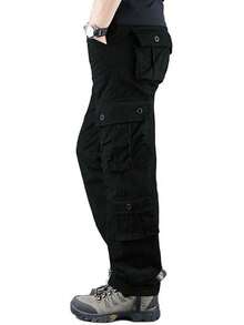 ¡RecomendadoLEU LEU Pantalones Tácticos para Hombre, Pants de Trabajo tácticos Militares para Hombre, Pantalones Casuales con 6 Bolsillos, Pants de Senderismo¡Top de Temporada - A - Ver 1