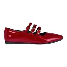 BERLIN LADIES' SHOES 705302-3 RED PATENT LEATHER - Red - View 2