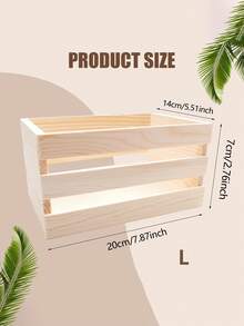 1/3pcs Small Wooden Storage Box, Suitable For Desktop Organization, Suitable For Home Office Storage Rack, Small Storage Basket Container,Halloween Decorations, Suitable For Halloween, Christmas, Holiday Gifts, Holiday Ornaments ﻿