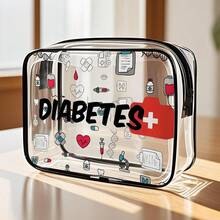 New Arrival All My Chargers Travel Organizer - Transparent Toiletry Bag, Travel Essentials, Portable Travel Cosmetic Bag With Zipper, Beach Transparent PVC Toiletry Bag, Waterproof Storage Bag, Transparent Storage Bag, Cable And USB Storage Bag, Airport Airline Standard PVC Cosmetic Bag For Chargers, Cables And Power Banks