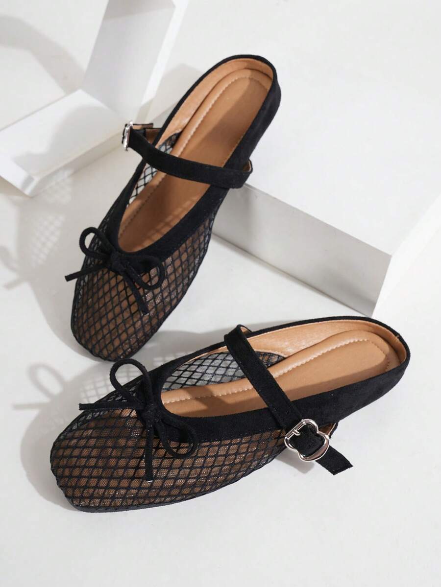 Nuevas sandalias cómodas y suaves de suela de malla con cierre deslizante para mujer, zapatillas de verano transpirables de punta cerrada para uso en exteriores