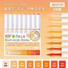 Marcadores de pintura acrílica recién actualizados, primer lanzamiento en línea. Tinta talla grande espesa, flujo talla grande suave, selección de colores talla grande completa. Adecuado para manualidades y suministros artísticos, se puede usar en plástico, vidrio, metal, bambú, lienzo, piedras, cerámica y textiles para manualidades, también adecuado para pintura artística profesional. Un regalo ideal para amigos y familiares.
