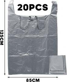 QICHEN 20 Bolsas de Mudanza Resistentes Grandes, Bolsas de Almacenamiento Extragrandes Resistentes, Peso portador 25KG - 1 - Ver 4