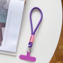 1pc Short Phone Lanyard Wrist Strap, Universal For Phone Case, Key Chain, U Disk, Camera Accessory - Multicolor - View 21