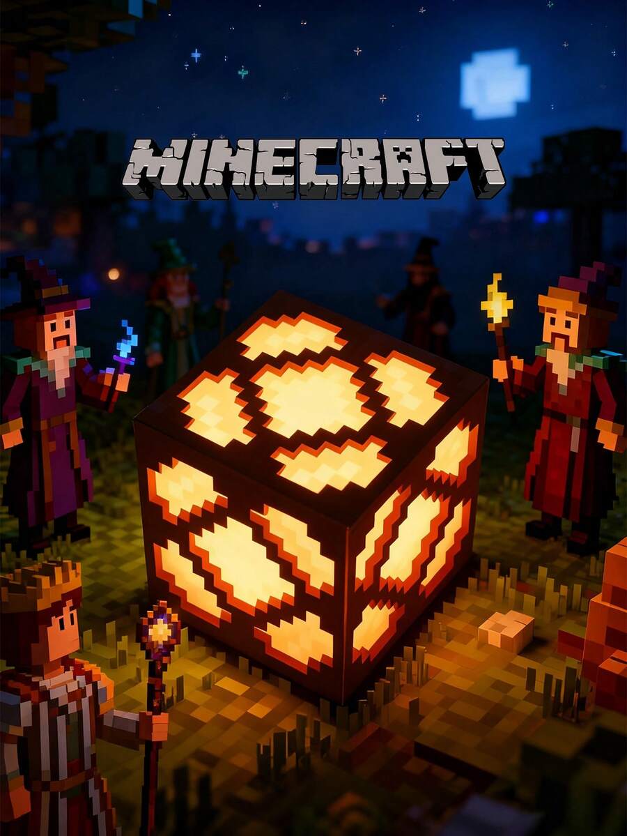 Minecraft 1 Stück Pixel-Stil Fluorit Spiellicht, Minecraft Redstone Modell Nachtlicht, LED stapelbares Cartoon-Licht, LED Nachtlicht, dekorative Umgebungsbeleuchtung, Schlafbegleiter Nachtlicht, wiederaufladbares Nachtlicht, kreative Bergbau-Lichtleuchte, modernes neues kreatives Licht, ideale Wahl für Dekoration, Heimkino, Raumdekoration, perfektes Geschenk, Weihnachtsgeschenk