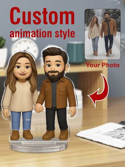 Custom Action Figure Portrait,Personalized Digital Portrait Art,Custom Photo To Cartoon Acrylic Plaque ,Wedding Keepsake, Personalized Acrylic Keepsake, Anniversary Gift, Perfect Keepsake For Special,Personalized Photo Stand,Customized Acrylic Photo Ornaments,Ideal Gifts For Weddings, Birthdays Gifts,Multi-Functional,Durable,Ornamental,Reusable,Exquisite,Stylish,High-Quality,Colorful,Modern,Custom,Personalized,Unique,Ideal Gifts For Him,Ideal Gifts For Her,Boyfriend,Dad,Girlfriend,Mom,Family,Friends,Tea Room,Home,Garden,Office,For Anniversaries,For Valentine's Day,For Mother's Day,For Birthdays,For Father's Day,For Graduation,For Weddings,For Housewarming,Customized Home Decor Supplies