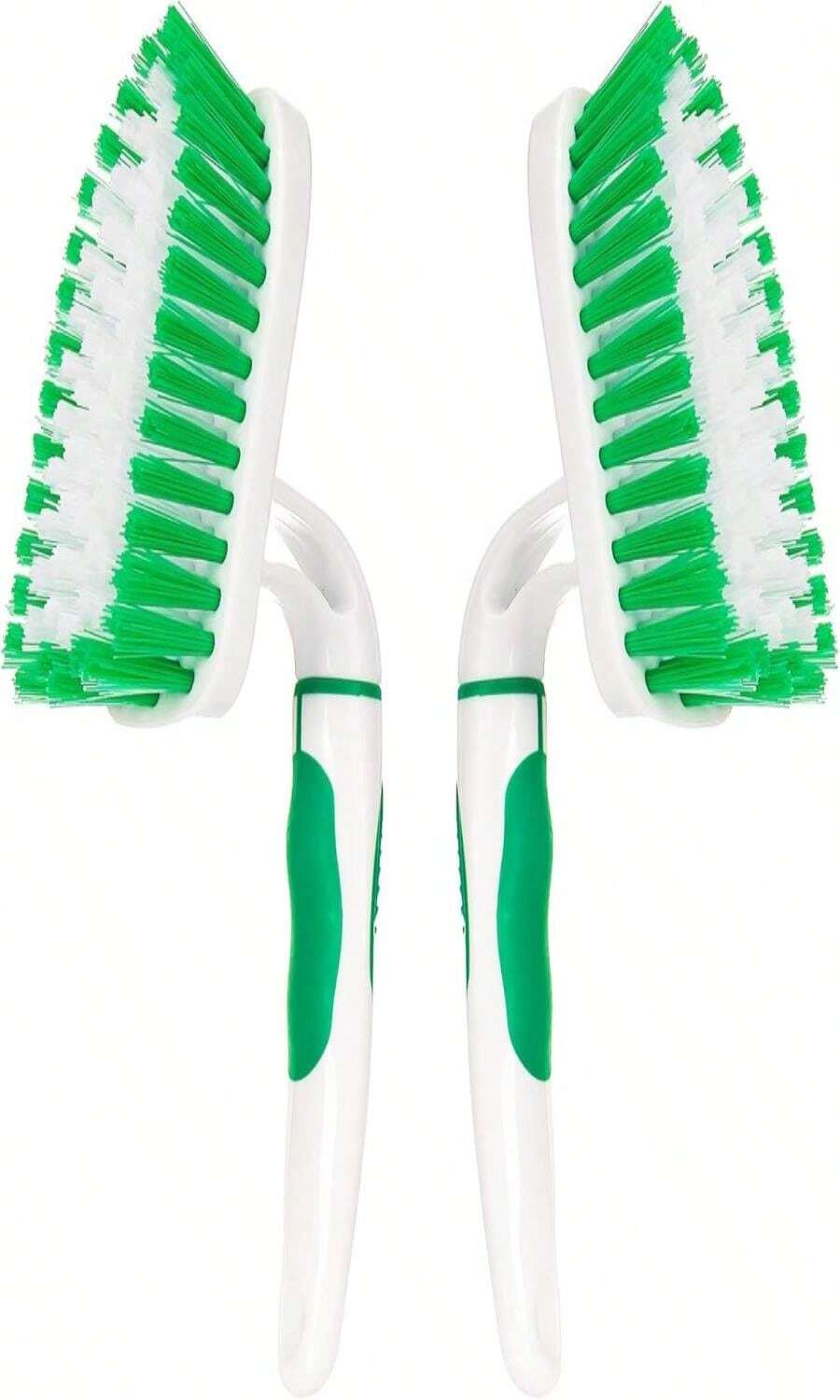 2-Pack Scrub Brush For Cleaning With Long Handle, Medium Firm Brush Bathroom Cleaning Supplies And Bathtub Cleaner And Shower Cleaning, Multi-Scene Use For Kitchen Or Carpet - ColorC - 查看 1
