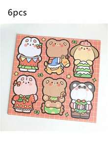 6/30 szt. świątecznych kartek okolicznościowych z lizakami i inspirującymi cytatami, dekoracyjne kartki świąteczne, ozdoby świąteczne, piżamy świąteczne, prezenty świąteczne, dekoracje świąteczne - Wielokolorowe - Zobacz 11