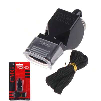 Apito Fox 40 Classic Cor Preto 115 Decibéis Blister Lacrado