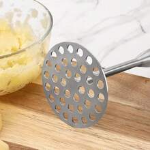 Prensapuré De Patatas Acero Inoxidable,Triturador de Aguacate - Prensador De Ajos Para Verduras Frutas Legumbres Tomates Y Guacamole - 1 - Ver 8